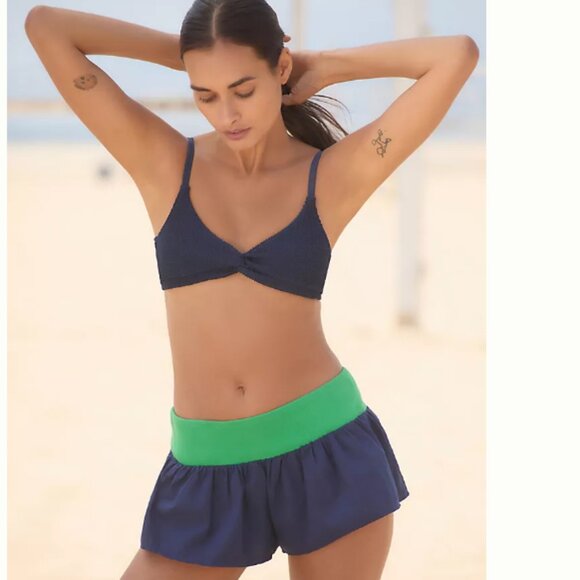 Brand New By Anthropologie Colorblock Micro Shorts - Picture 5 of 7